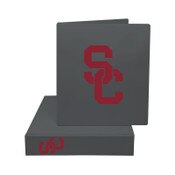 USC Trojans Charcoal 2" SC Interlock Binder